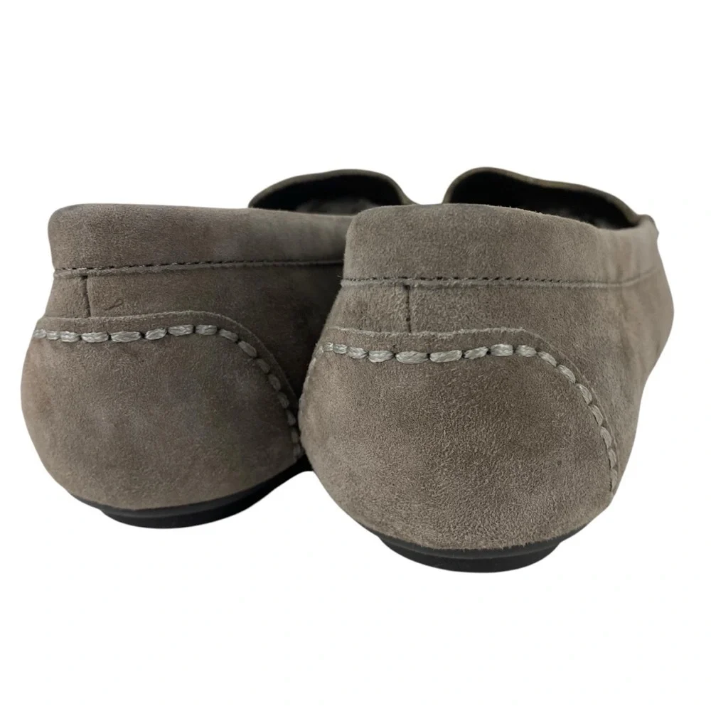 Vionic Athens Loafers Slip on Moccasins Taupe Gray Leather Women’s Size 7.5 - Picture 8 of 13